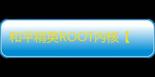 和平精英ROOT内核【迪迦内部】外挂